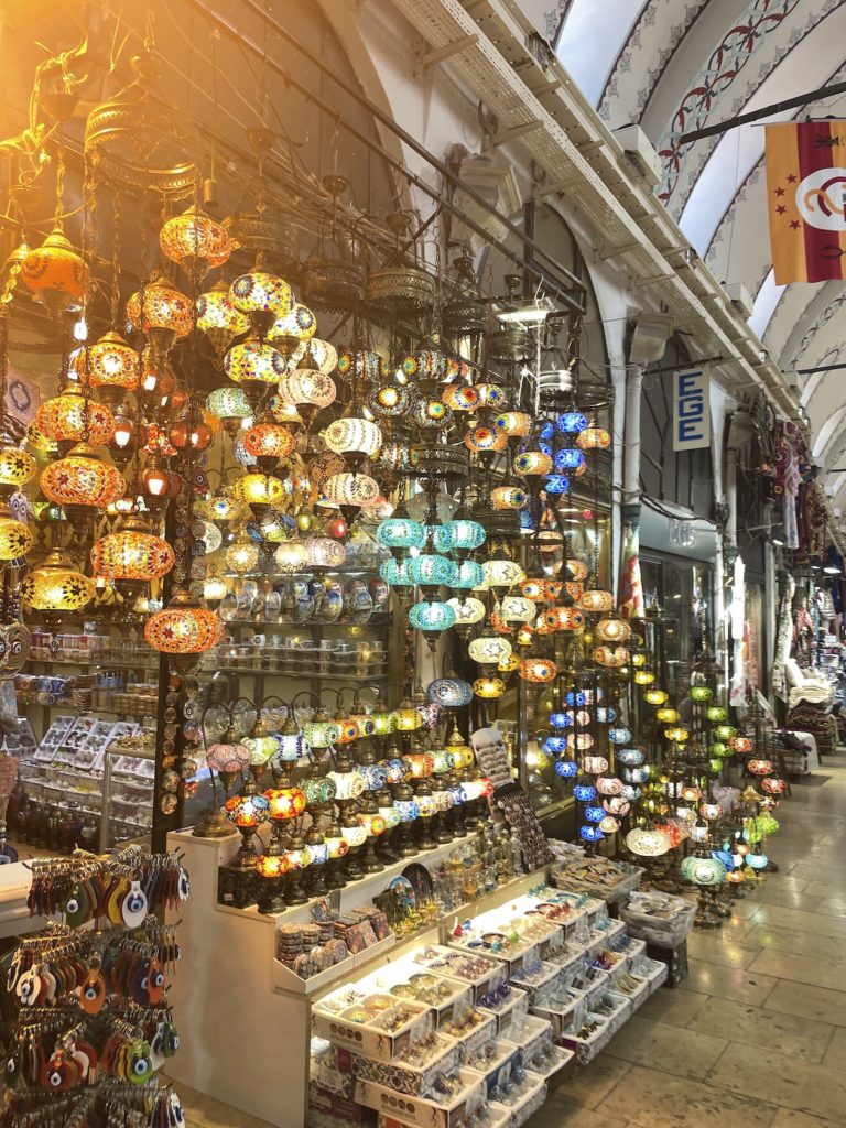 Lamp shop inside the Grand Bazaar