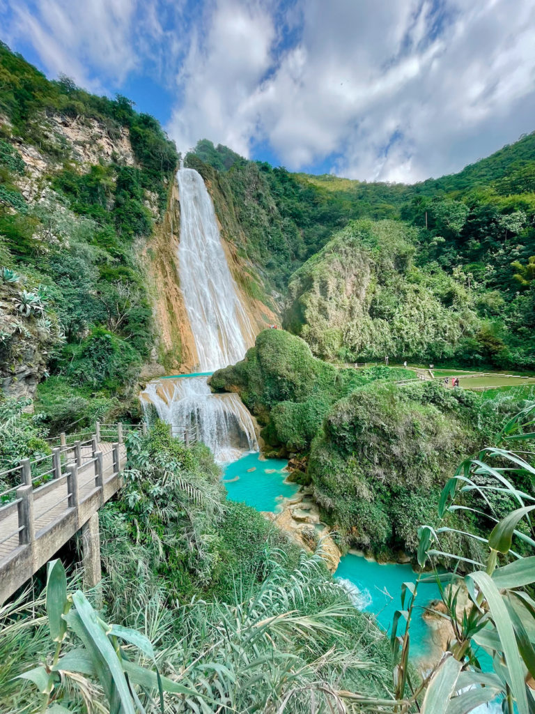 Cascada Velo de Novia, the largest waterfall in the park. 