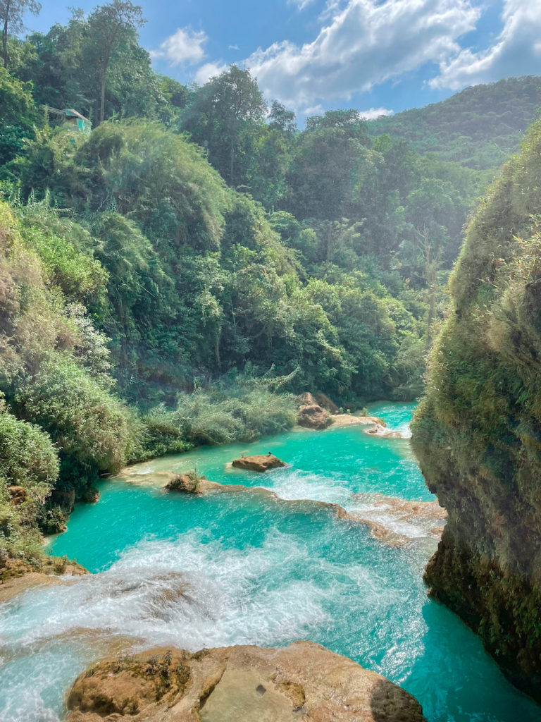 El Chiflon waterfalls